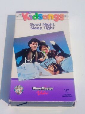 Kidsongs Good Night, Sleep Tight VHS Tape 1986 View-Master Video Sing-a-long